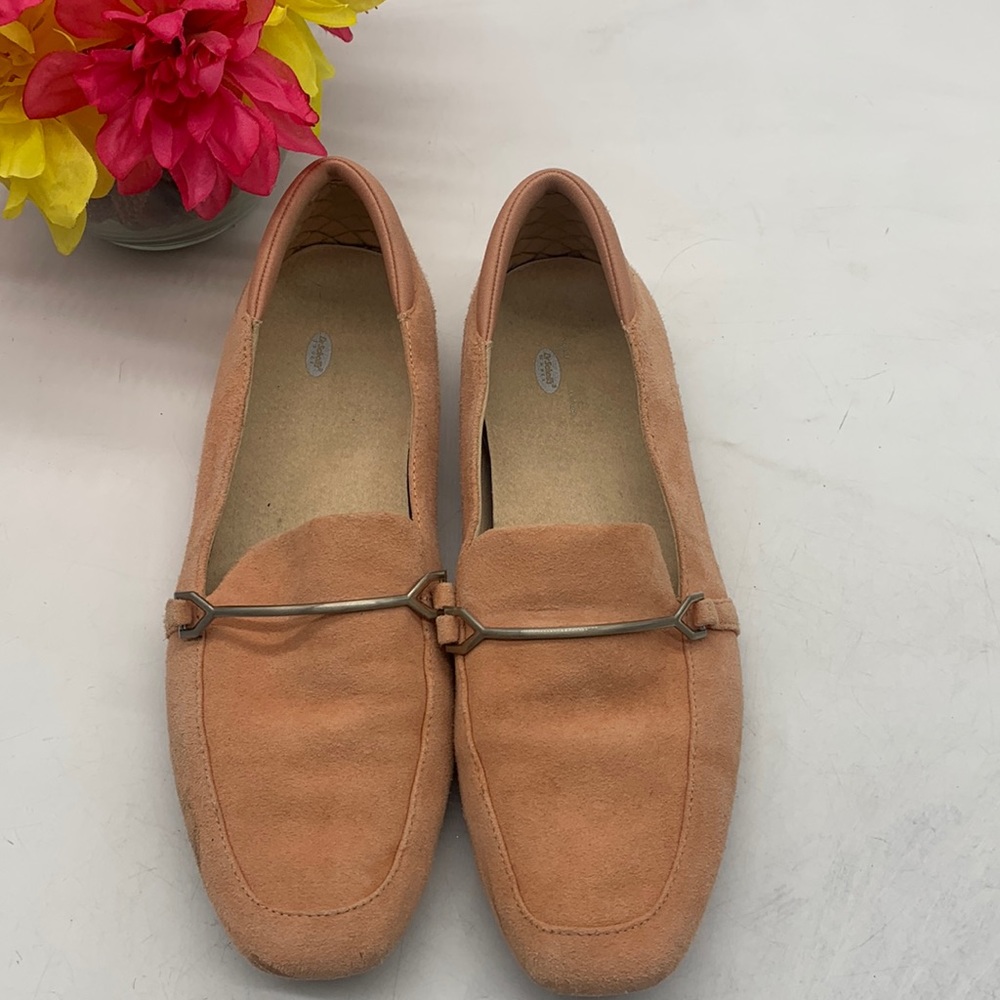Dr. Scholls Peach Colored Suede Loafer Size 9 MCL4864E